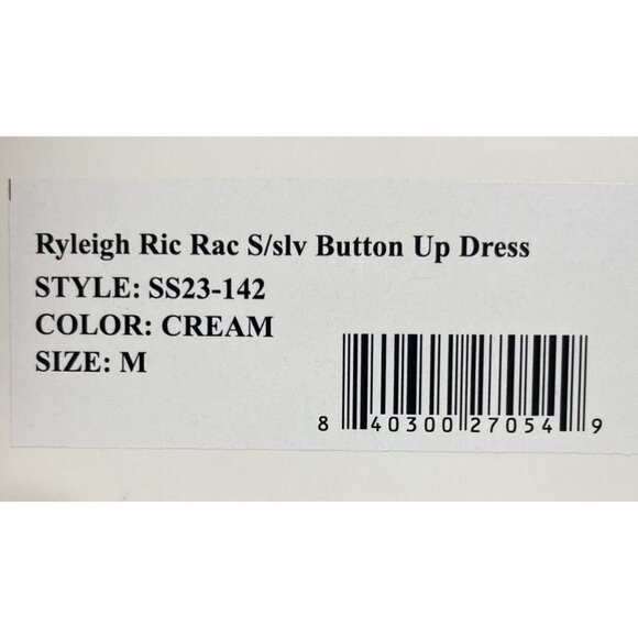 Sea Ryleigh Ric Rac Button Up Dress - Picture 9 of 11